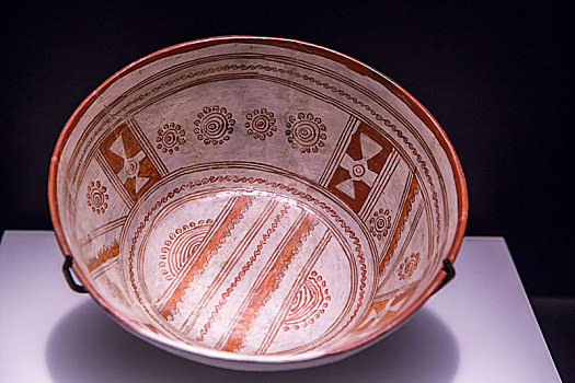墨西哥-阿兹特克彩色陶器