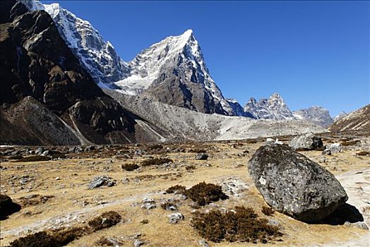 山谷,萨加玛塔国家公园,尼泊尔