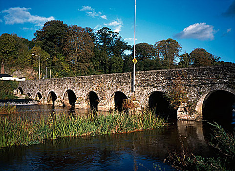 桥,河,博伊奈,米斯郡,爱尔兰