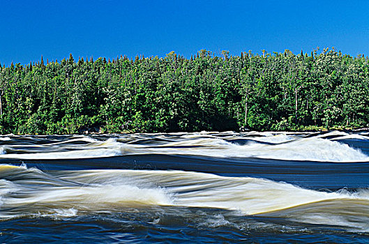 急流,湖,怀特雪尔省立公园,曼尼托巴,加拿大