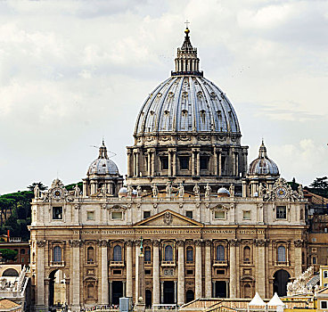 圣彼得大教堂,梵蒂冈城,罗马,拉齐奥,意大利,欧洲