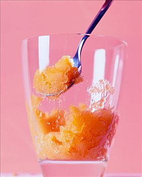 瓜,果汁冰糕,玻璃