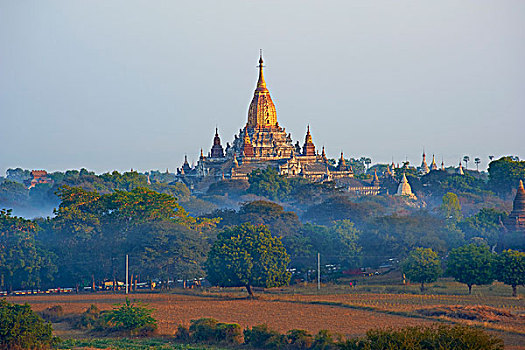 寺庙,蒲甘,缅甸,亚洲