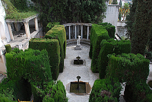花园,格拉纳达,安达卢西亚,西班牙