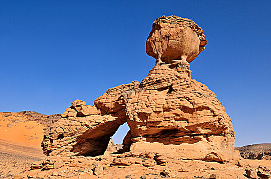 拱形,石头,排列,形状,塔西里,国家,公园,世界遗产,阿尔及利亚,撒哈拉沙漠,北非