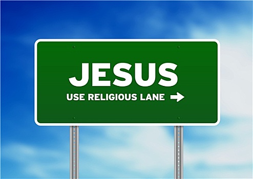 耶稣,公路,标识