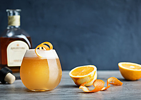 新鲜,橙汁,玻璃杯