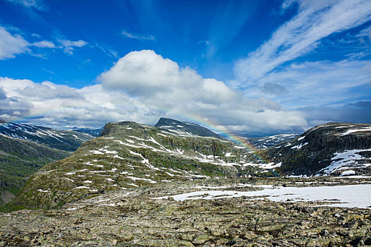 风景,山,挪威
