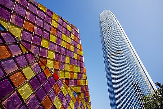 两个,国际金融中心,中心,香港,中国