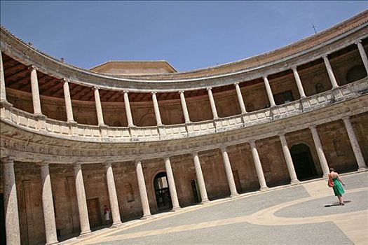 宫殿,阿尔罕布拉,格拉纳达,安达卢西亚,西班牙