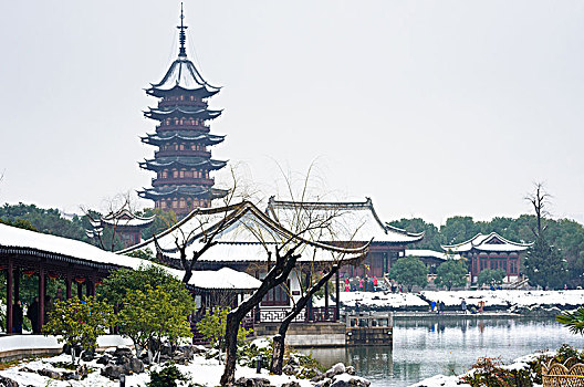 苏州雪景