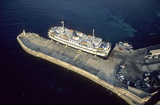 渡轮,马耳他,港口