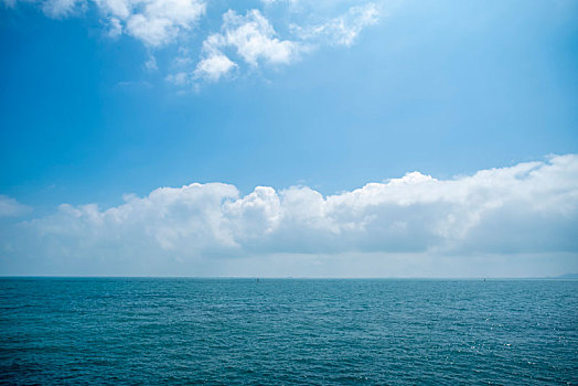 海洋和天空云彩景观
