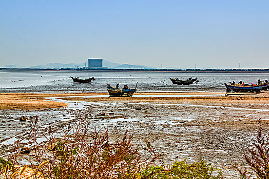 辽宁省盖州市渤海湾自然景观