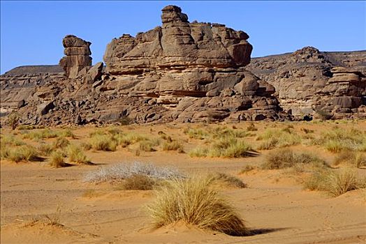 荒漠景观,利比亚