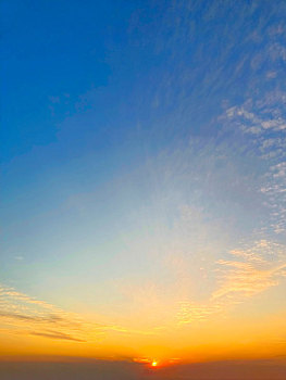 彩霞天空,天空云海