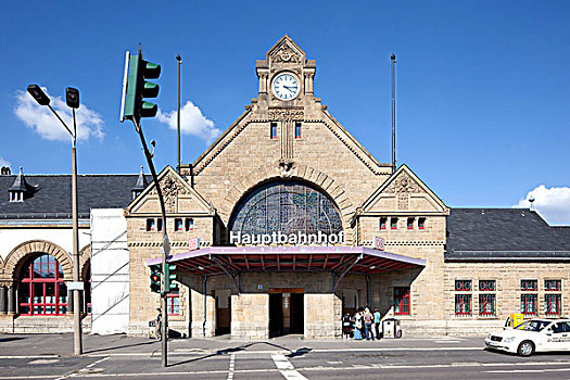 中央车站,埃森纳赫,图林根州,德国,欧洲