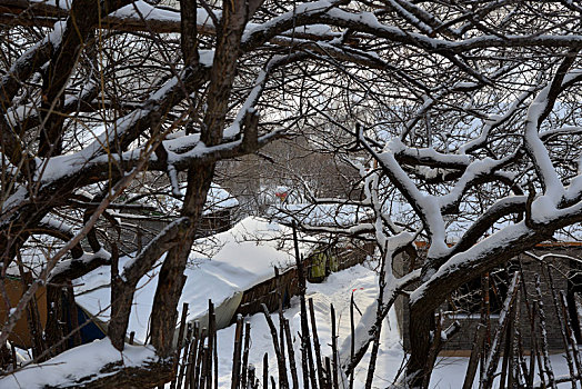 冬季吉林雪村-松岭美景如画