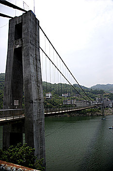 重庆彭水鹿角镇铁索桥