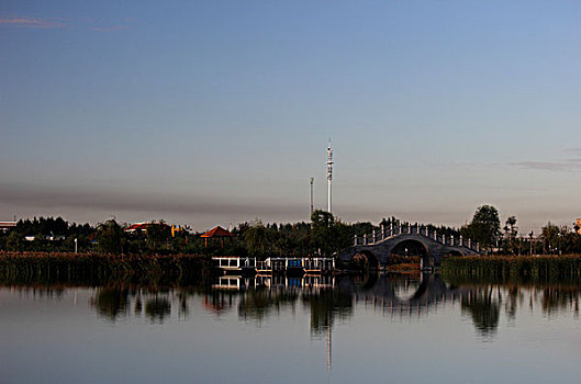 大庆,万宝湖