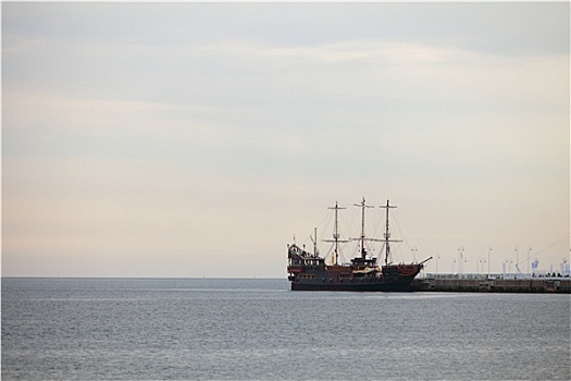 海盗船,水,波罗的海