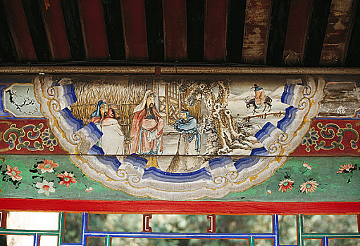 北京颐和园长廊彩绘