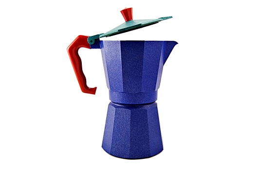 蓝色,咖啡壶