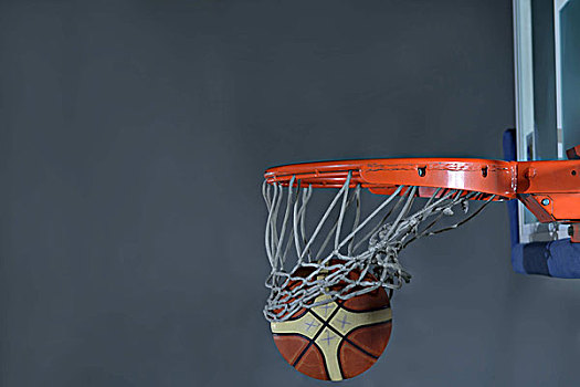 篮球,球,篮筐,灰色,背景,健身房,室内