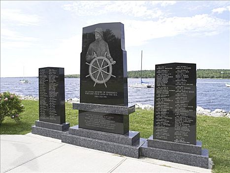 纪念建筑,历史,水岸,新斯科舍省,加拿大
