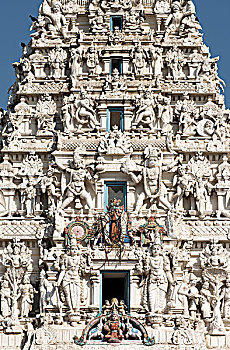 楼塔,庙宇,普什卡,拉贾斯坦邦,印度,亚洲