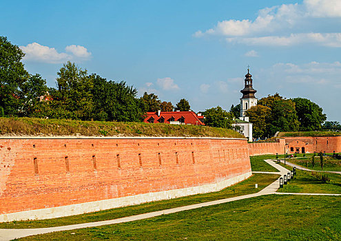 老城,墙壁,卢布林,波兰,欧洲