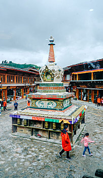 藏族白塔