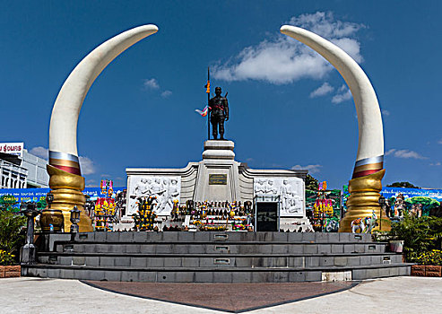 纪念建筑,苏林,省,泰国,亚洲