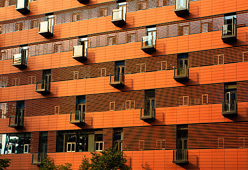 门,窗,窗口,图案,重复,橙色,公寓