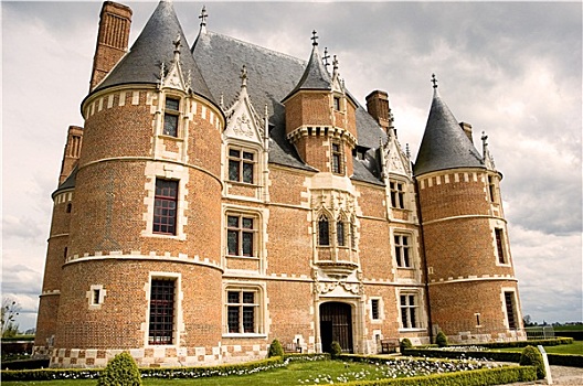 城堡,诺曼底,法国