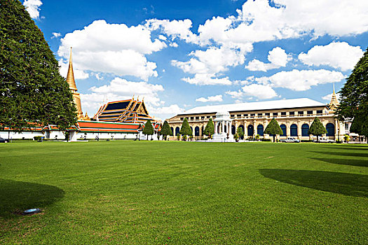 泰国,传统,庙宇,风景
