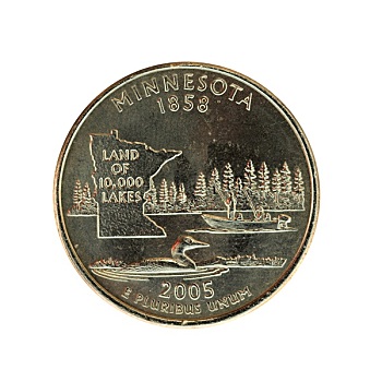 明尼苏达,25分硬币