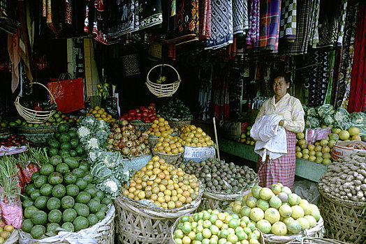 印度尼西亚,苏门答腊岛,水果,市场