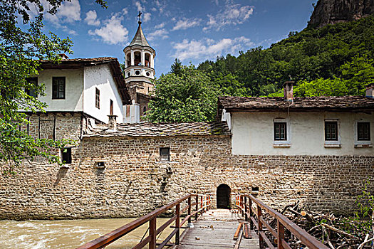 保加利亚,中心,山,12世纪,寺院