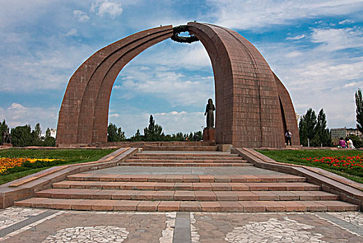 吉尔吉斯斯坦,省,比什凯克,胜利,广场