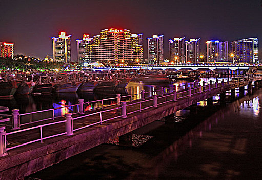 海南三亚夜景