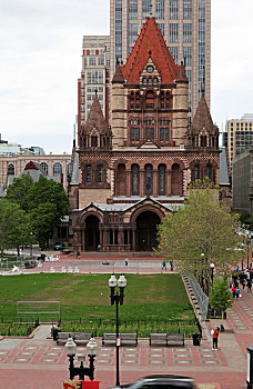 美国,波士顿三一教堂,boston,trinity,church