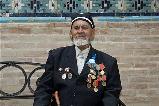二战,老兵,墓地,撒马尔罕,乌兹别克斯坦