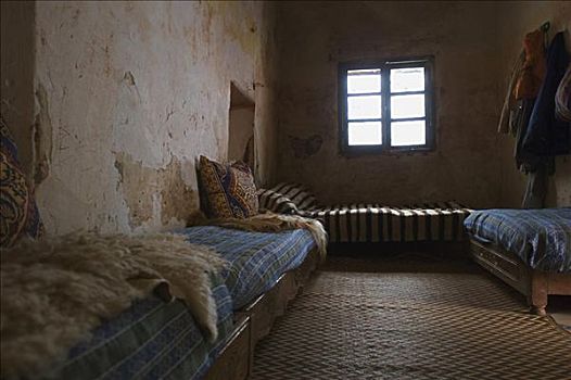 卧室,房子,摩洛哥