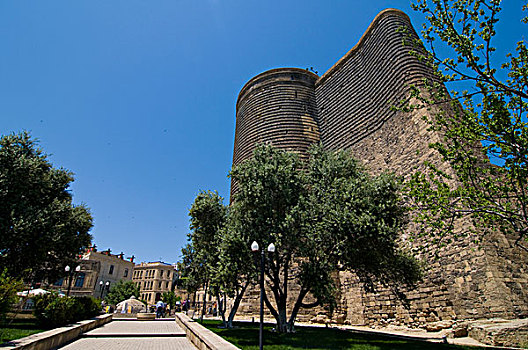 塔,巴库,阿塞拜疆