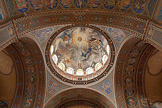 天花板,祈愿用具,教堂,南方,朴素,匈牙利