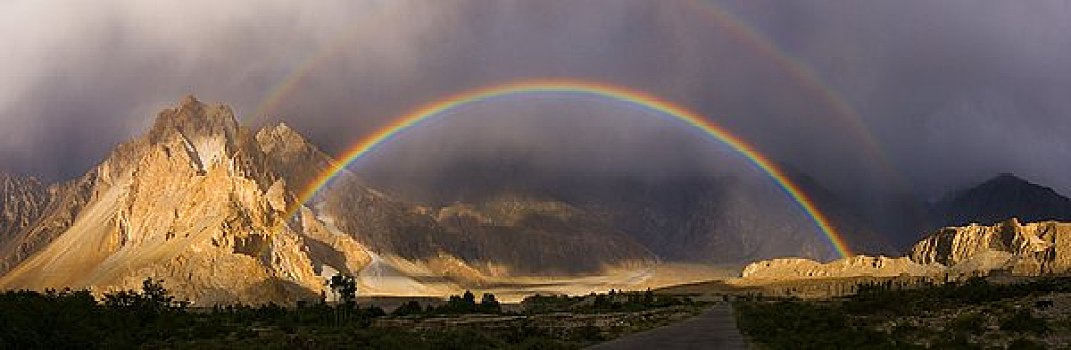 彩虹,河,巴基斯坦北部