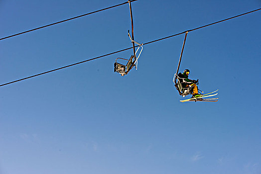 滑雪缆车,奥地利,阿勒堡