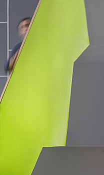 入口,白金汉郡,新,大学,英国,2009年,特写,抽象,彩色,楼梯,墙壁