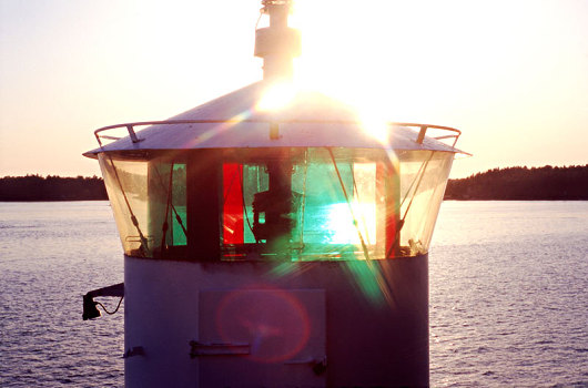 灯塔,日落,斯德哥尔摩群岛,瑞典